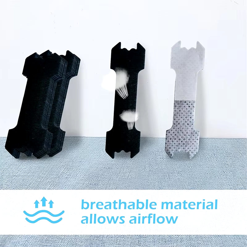 60/30/10PCS Black Nose Strips Extra Strength Nasal Strips Better Sleeping Non-Invasive anti Snoring Strips for Adult and Child
